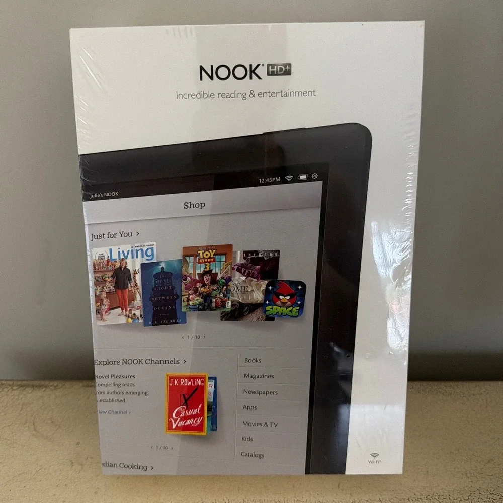 Barnes & Noble Nook HD+ 32GB 9in Tablet BNTV600 Smoke Black New Sealed